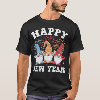 Camiseta Happy New Year 2026 Gnomes Family Party New Years
