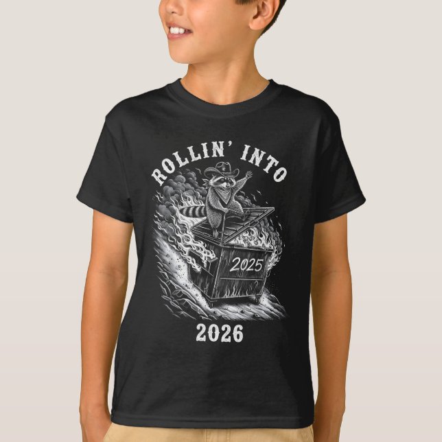 Camiseta Happy New Year 2026 Goodbye 2025 Hello 2026 Family (Frente)