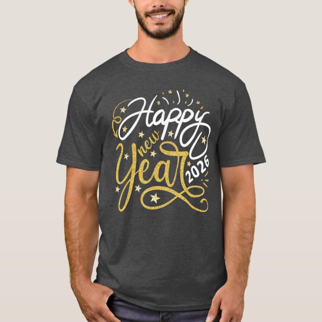 Camiseta Happy New Year 2026 New Chapter Family Matching Pa (Frente)