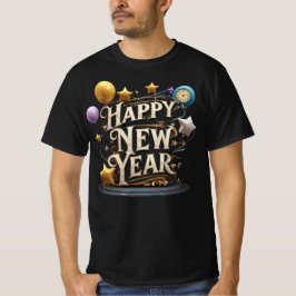 Camiseta Happy New Year Celebration Party