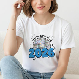 Camiseta Happy New Year T-shirt, New Year 2026 shirt