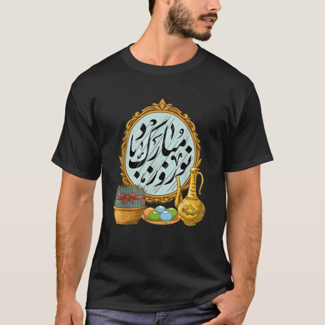 Camiseta Happy Nowruz Mubarak Kurdistan Pakistan And Iran N (Frente)