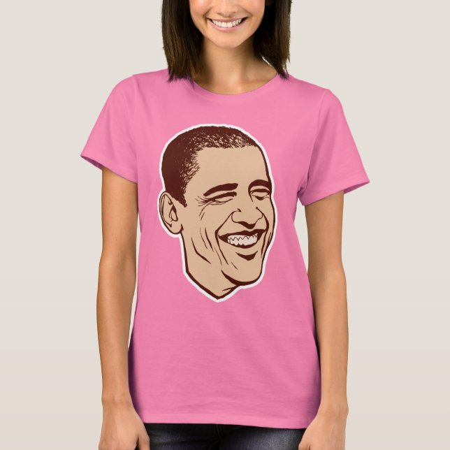 Camiseta Happy Obama T-Shirt (Frente)