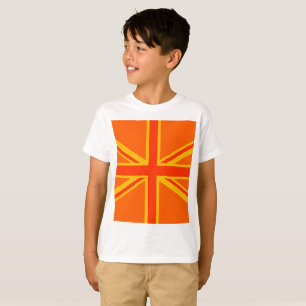 Camiseta Happy Orange Union Jack British Flag Swag