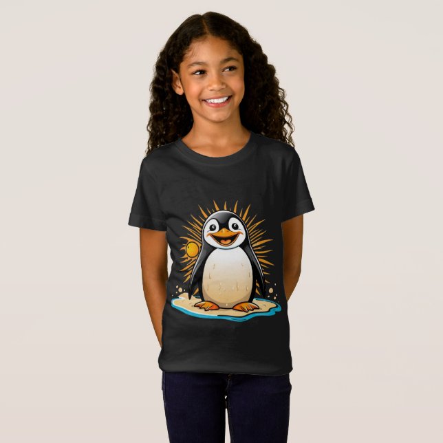 Camiseta Happy Penguin (Frente Completa)