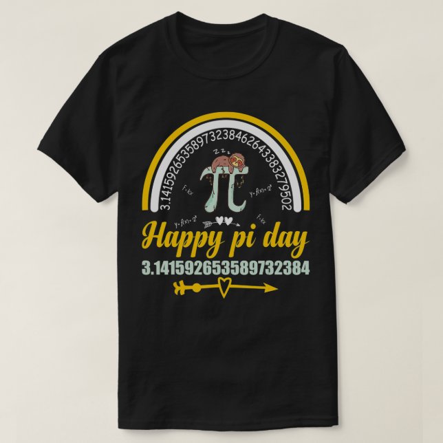 Camiseta Happy Pi day 3 (Frente do Design)