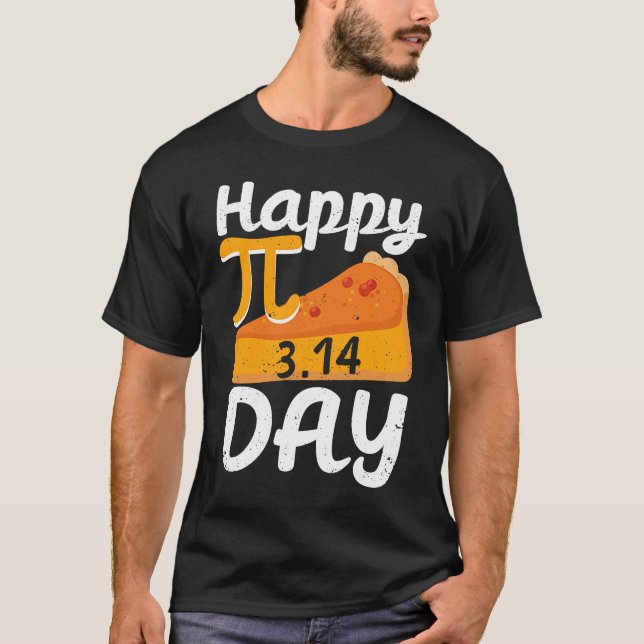 Camiseta Happy Pi Day Math Slice Of Pie Pun Pumpkin Pie Ner (Frente)