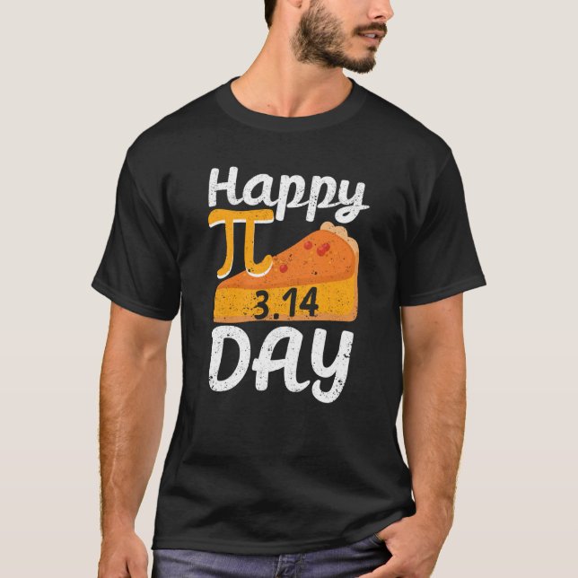 Camiseta Happy Pi Day Math Slice Of Pie Pun Pumpkin Pie Ner (Frente)