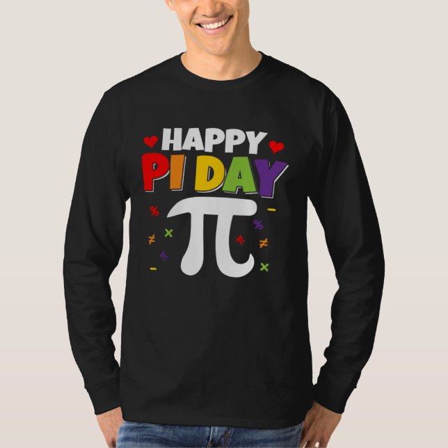 Camiseta Happy Pi Day Math Teachers Student Professor Pi Da (Frente)