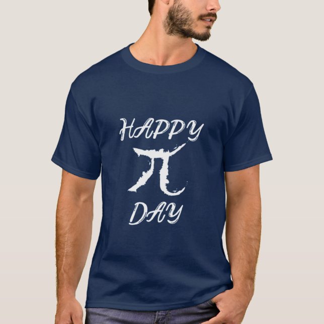 Camiseta Happy Pi Day Math Typography Design | Funny Mathem (Frente)