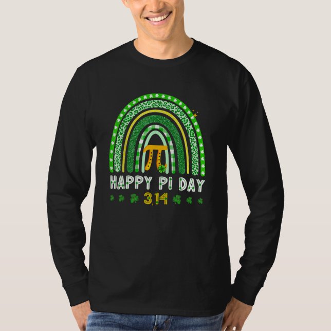 Camiseta Happy Pi Day Mathematic Math Teacher Rainbow St Pa (Frente)