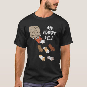 Camiseta Happy Pills Mothers Day Funny Guinea Pig Mom Pet A