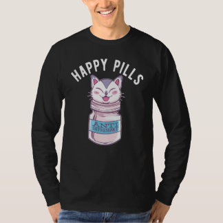 Camiseta Happy Pills  Pet  Humour