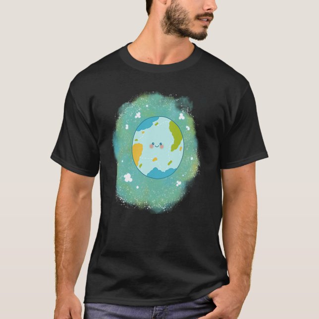 Camiseta Happy Planet Happy Earth climate change (Frente)