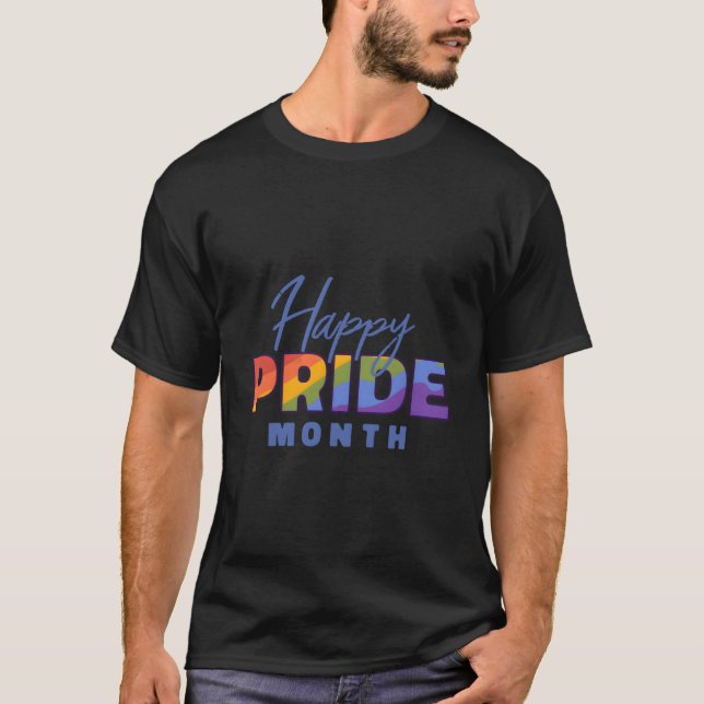 Camiseta Happy Pride Month Radiant Diversity (Frente)