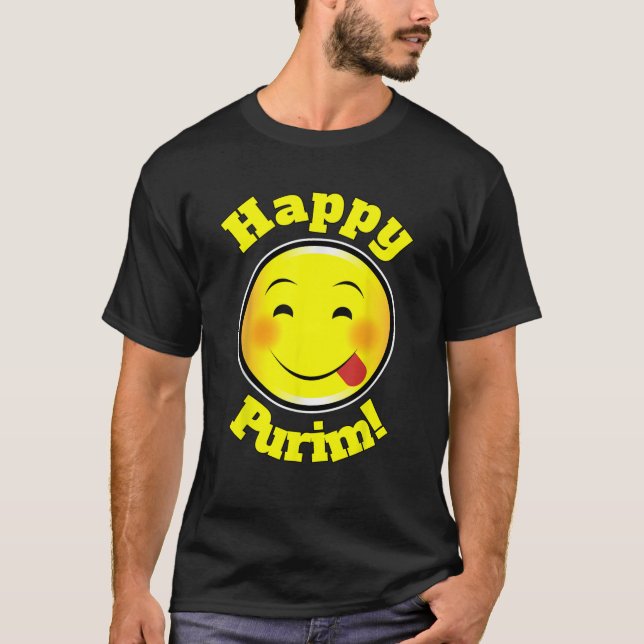 Camiseta Happy Purim funny  (Frente)