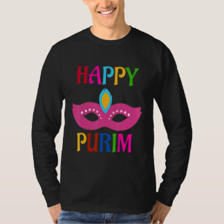 Camiseta Happy Purim Mask