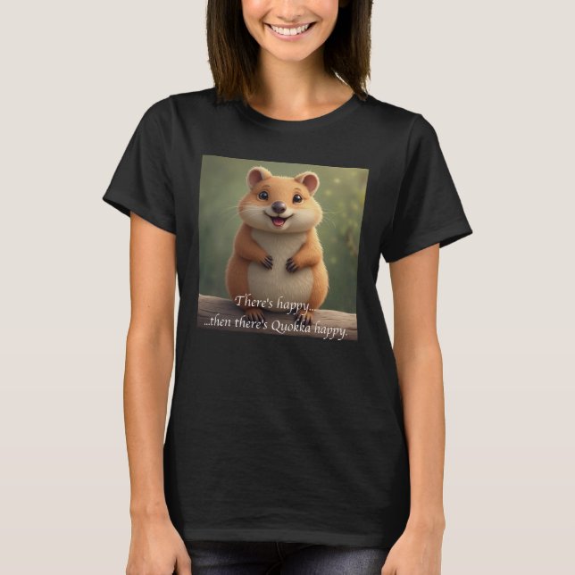 Camiseta Happy Quokka (Frente)