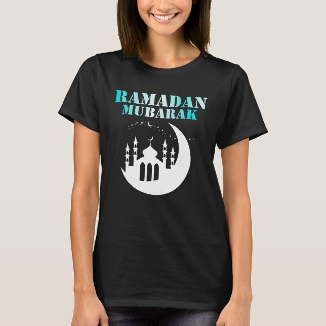 Camiseta Happy Ramadan  Ramadan Kareem  Ramadan Mubarak Mon (Frente)