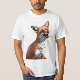 Camiseta Happy Red Fox OWN ART Vixen Wild Nature