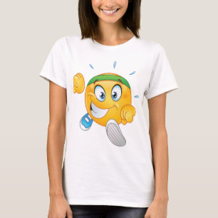 Camiseta Happy Running Emoji