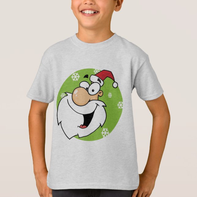 Camiseta Happy Santa Clause T-shirts e presentes (Frente)