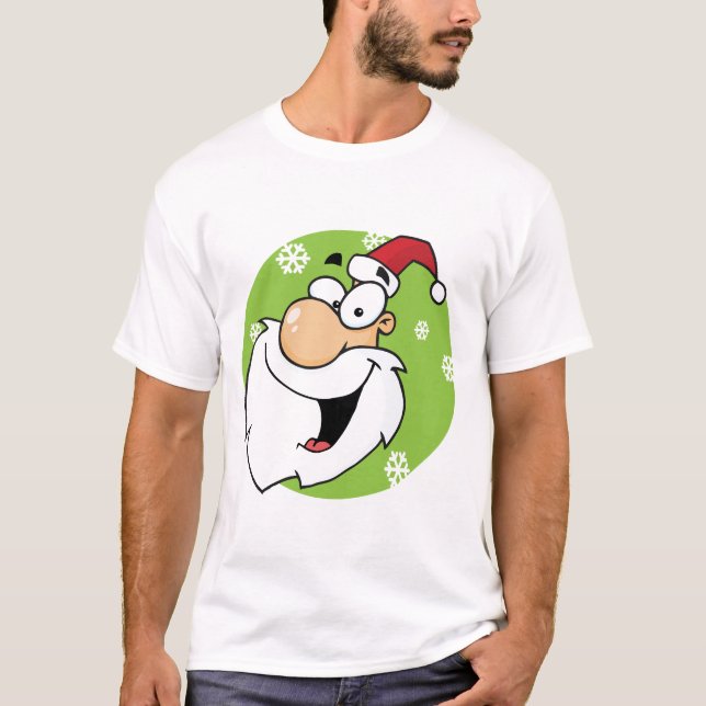 Camiseta Happy Santa Clause T-shirts e presentes (Frente)