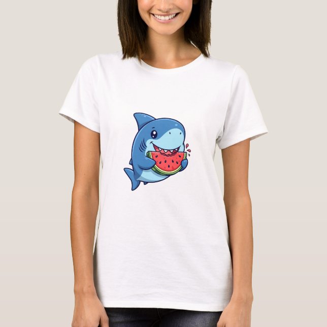 Camiseta Happy Shark Snack (Frente)
