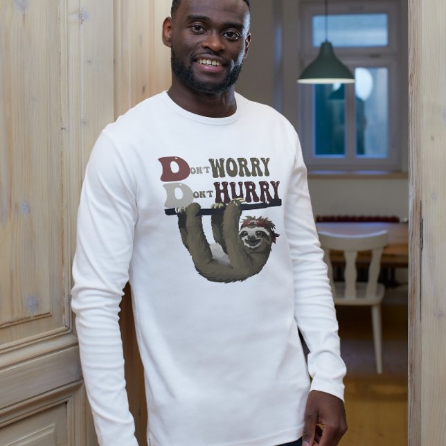 Camiseta Happy Sloth  (Criador carregado)