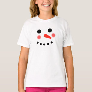 Camiseta Happy Snowman Face T-Shirt
