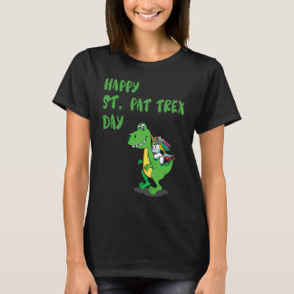 Camiseta Happy St Pat Rex Day Dinosaur