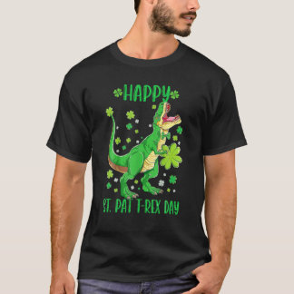 Camiseta Happy St Pat Trex Day Funny Patricks Day Dinosaur