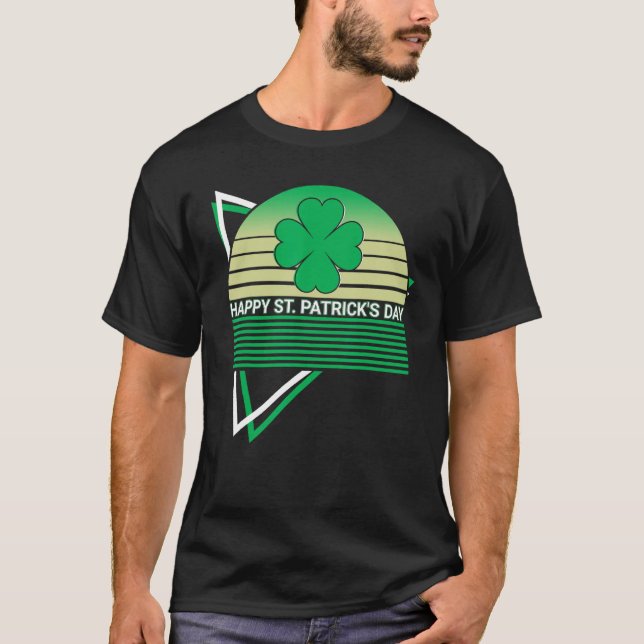 Camiseta Happy St. Patrick's Day Happy St. Patrick's Day Ir (Frente)