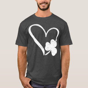 Camiseta Happy St Patrick's Day Irish Shamrock Heart