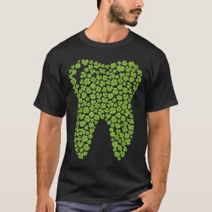 Camiseta Happy St Patrick's Day Shamrock Tooth For Dentists