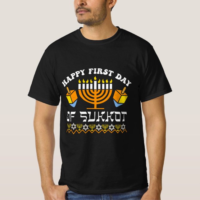Camiseta Happy Sukkot (Frente)
