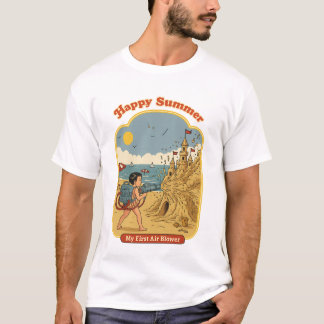 Camiseta Happy Summer: My First Air BlowMen's Basic T-Shirt