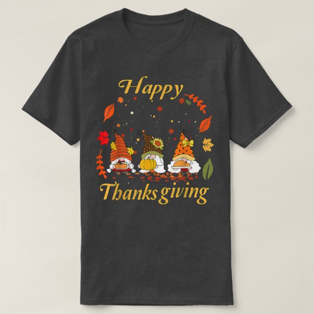 Camiseta Happy Thanksgiving Day Thanksgiving Holiday Thanks (Frente do Design)