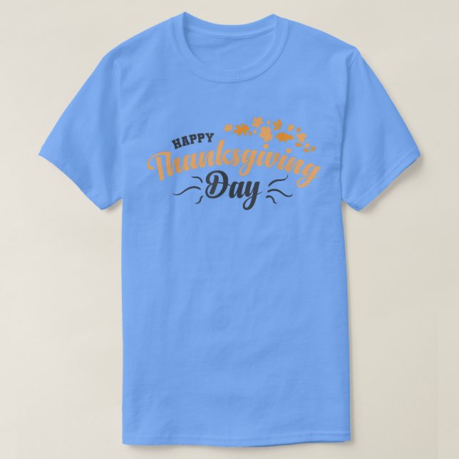 Camiseta Happy Thanksgiving Day Turkey USA Family  (Frente do Design)