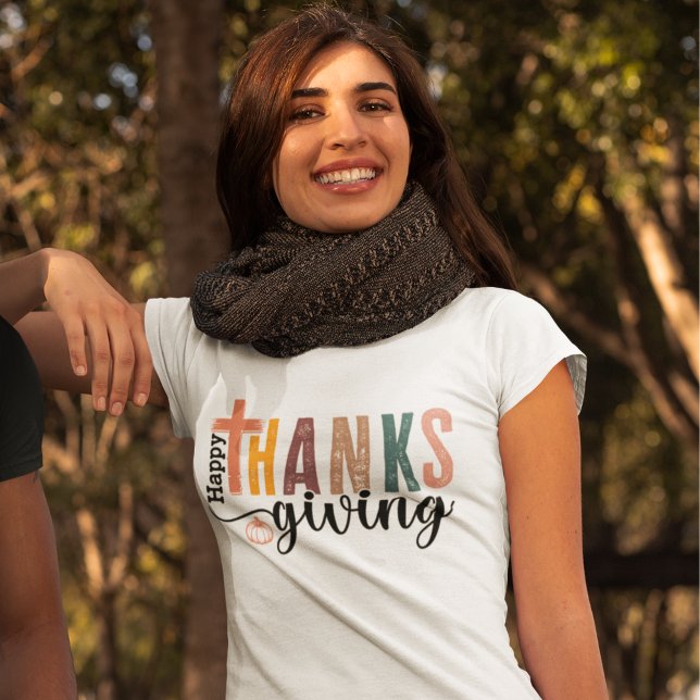 Camiseta Happy Thanksgiving | Festive  (Criador carregado)