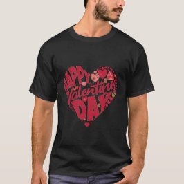 Camiseta Happy Valentine’s Day T-Shirt – Cute Romantic Love