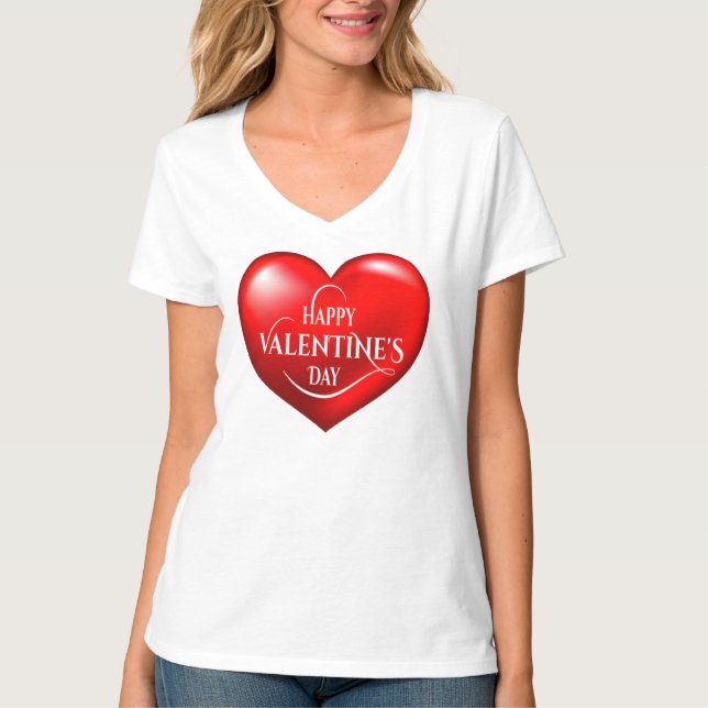 Camiseta Happy Valentine's day! (Frente)