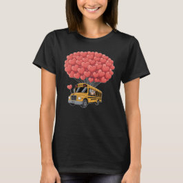 Camiseta Happy Valentine's Day Bus with Owl
