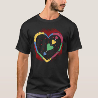 Camiseta Happy Valentines Day Love Cute Colorful Cool
