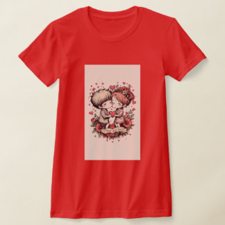 Camiseta Happy Valentine's Day Personalized Gift