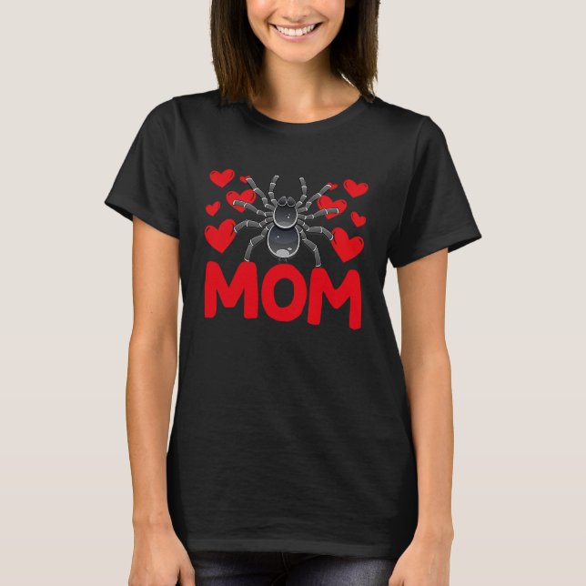 Camiseta Happy Valentine's Day Tarantula Mom Mothers Day Va (Frente)