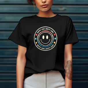 Camiseta Happy Vibes – Irradie Alegria 