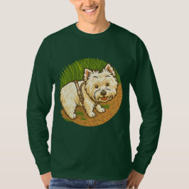 Camiseta Happy Westie on Nature Trail