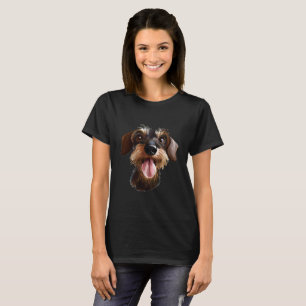 Camiseta Happy Wirehaired Dachshund T-Shirt