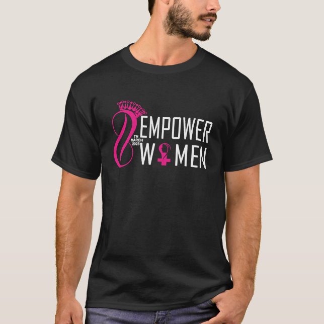 Camiseta Happy Women's Day 8 March international women's da (Frente)